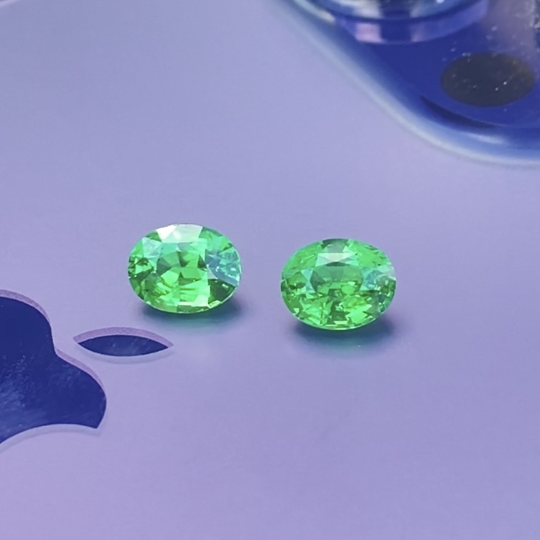 Tsavorite Pair